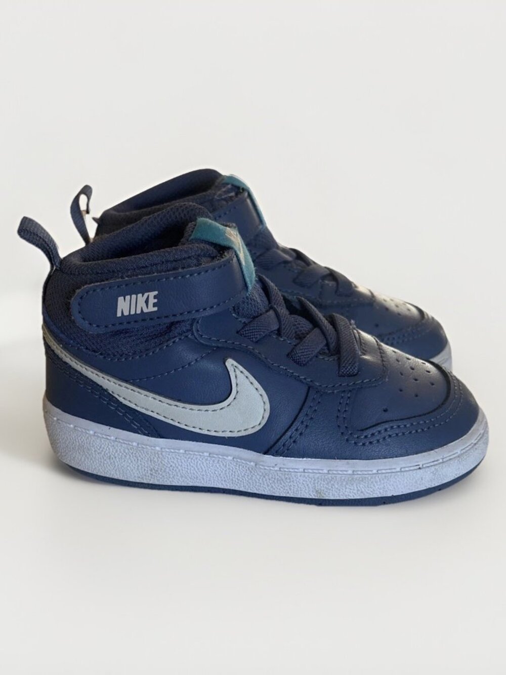 Nike Court Borough Mid 2 Diffused Blue/Light Bone CD7783-402 Size 7C